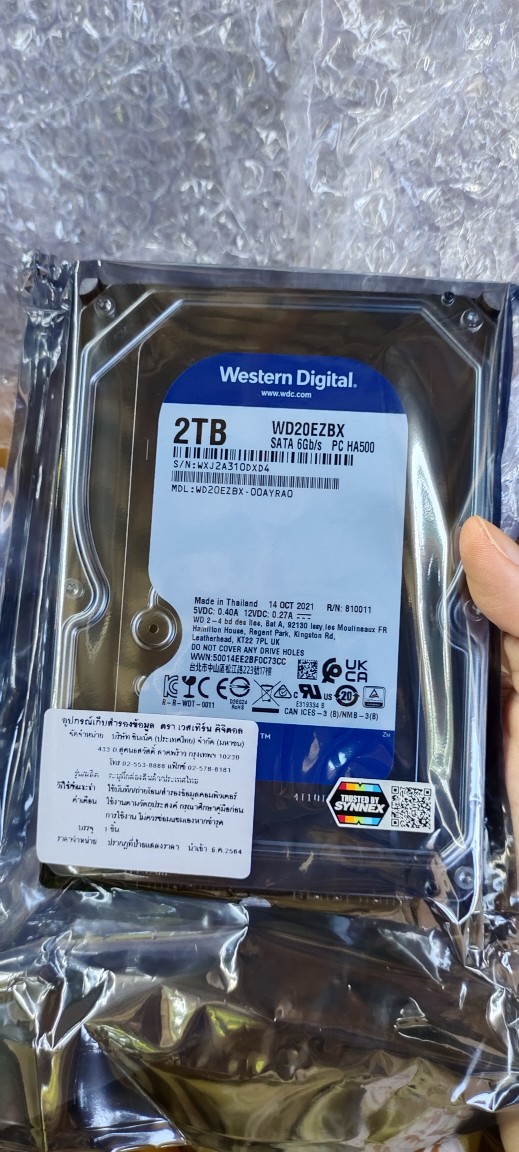 WD 2TB 3.5インチ HDD WD20EZRX 使用10142時間 管理:r-33 品多く HDD