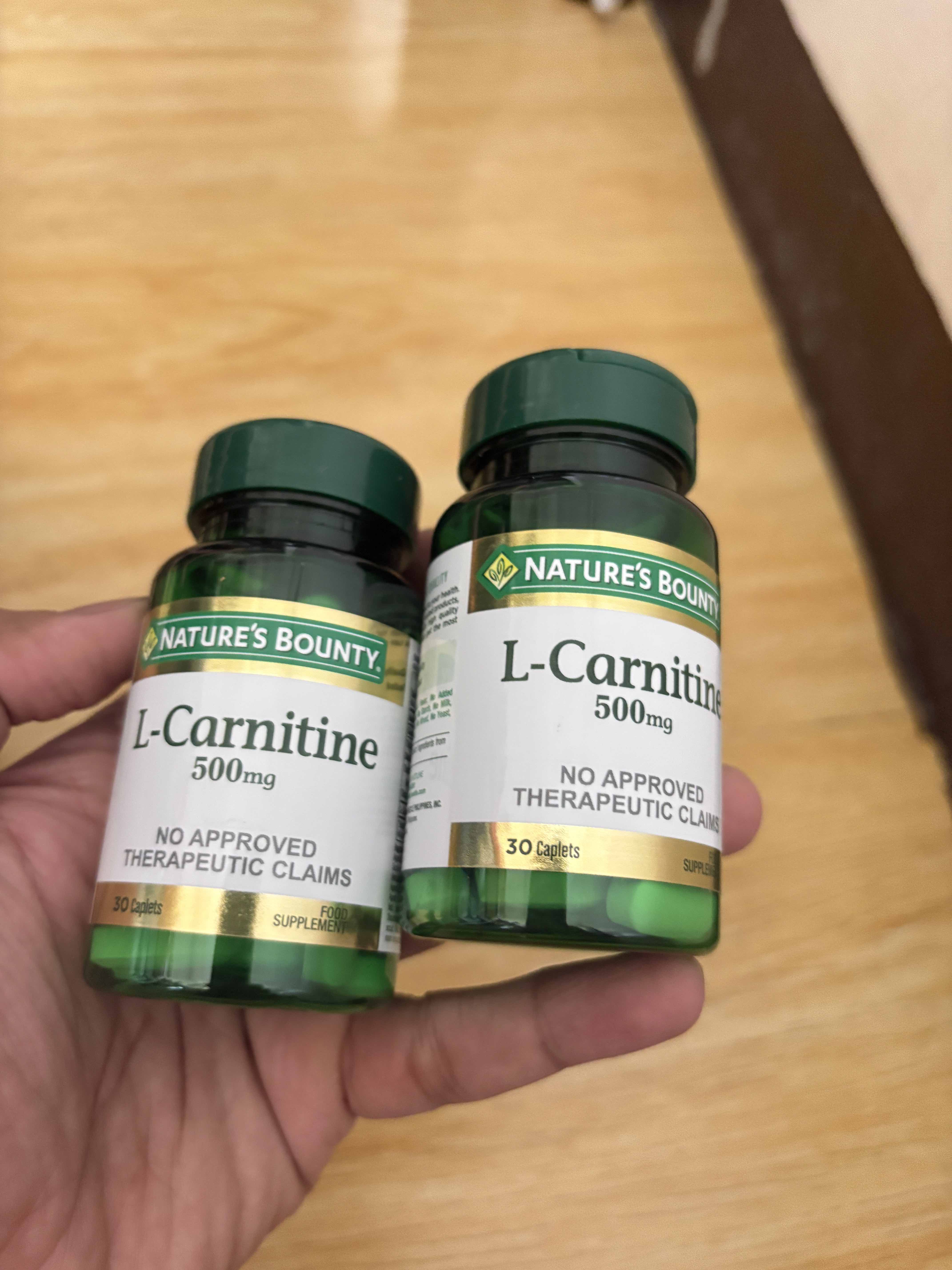 l carnitine nature's bounty Nature's Bounty, L-Carnitine Caplets, 500 mg, Heart Health Support main image 0