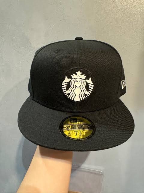 NEW ERA STARBUCKS 59FIFTY ブラック 7 3/8 新品 4点セット