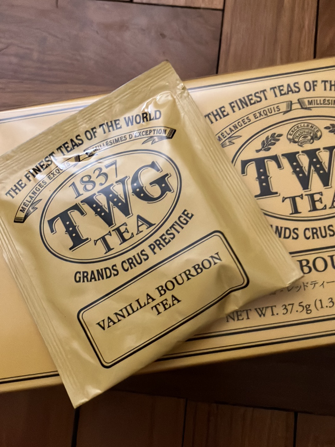 TWG Tea | Vanilla Bourbon Tea, Rooibos Tea Blend in 15 Hand Sewn