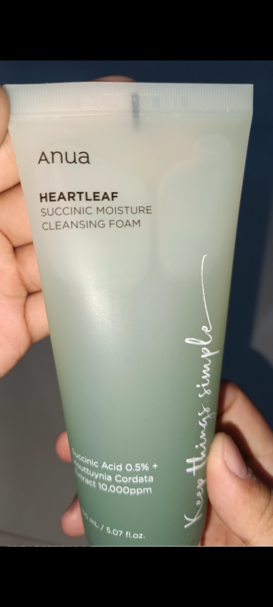 Anua - Heartleaf Succinic Moisture Cleansing Foam