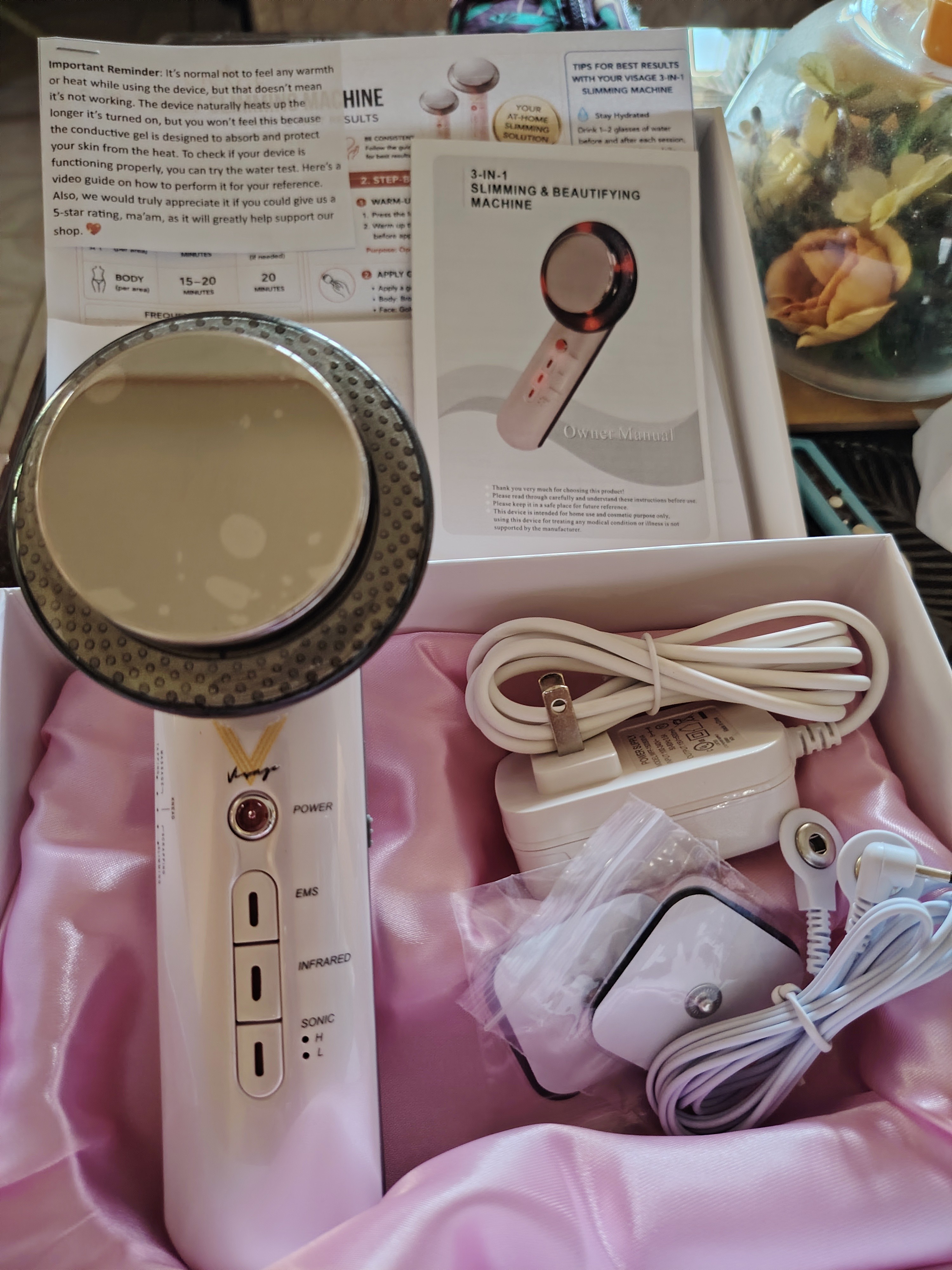 VISAGE 3 in 1 Body Slimming Machine Lipo Cavitation Fat Burner