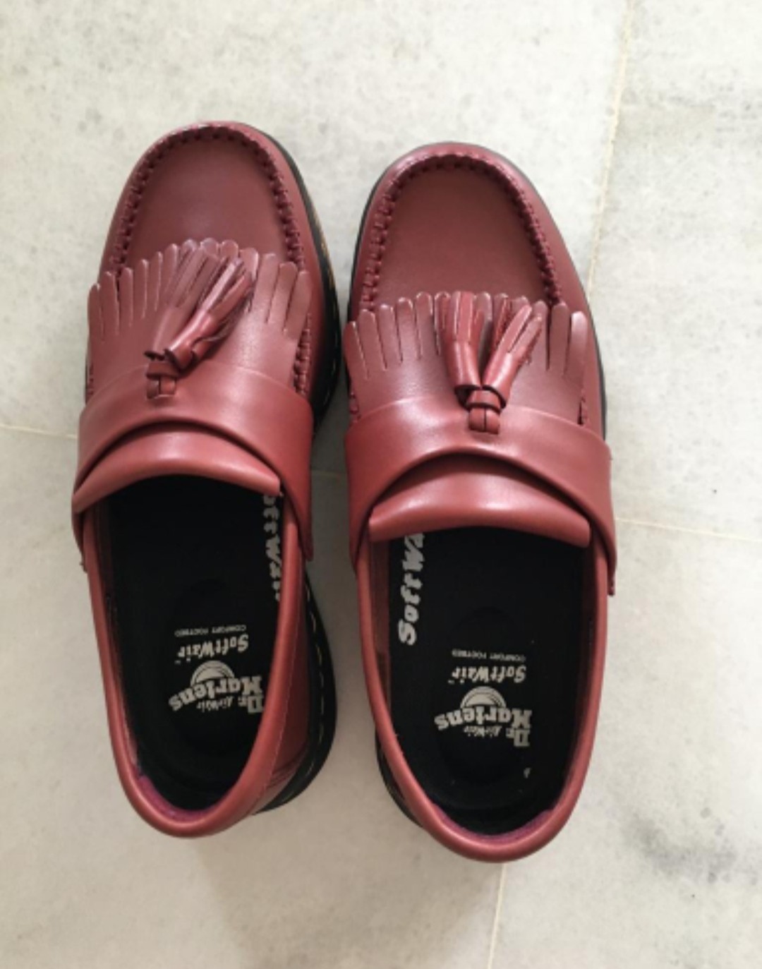 dr martens edison cherry red