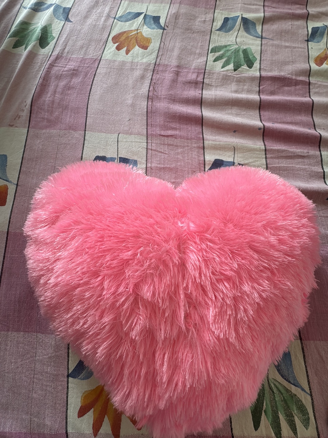 Soft Heart Shape Plush Pillow, 20x30cm, Pink Fluffy Decorative Cushion For Valentine's Day & Gifts - View #6