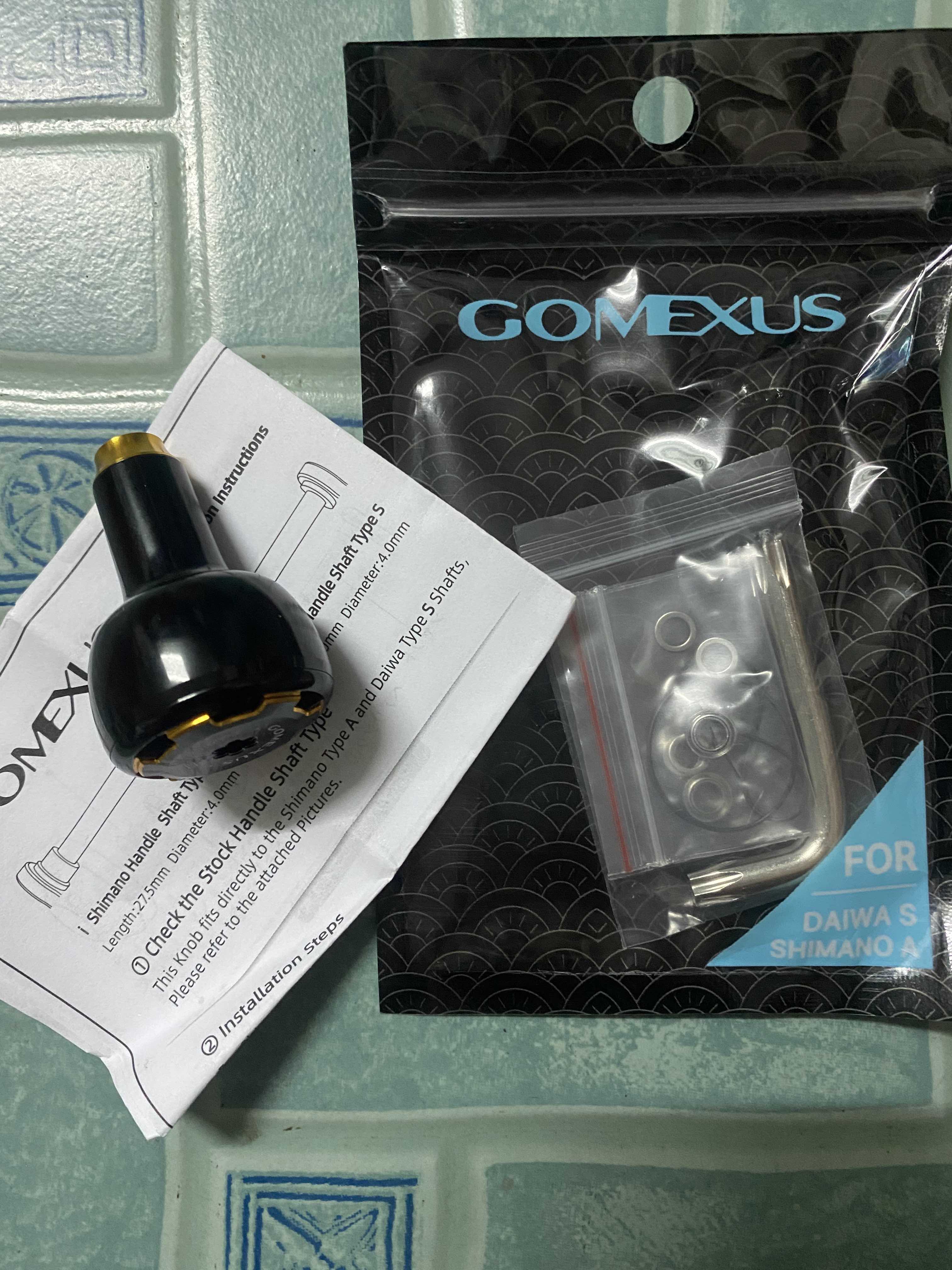 Gomexus 30mm Sailor Light Aluminium Handle Knob for Shimano Cardiff Daiwa  Balistic Ryobi Tiny Pro Spinning and Baitcasting Fishing Reel AS30