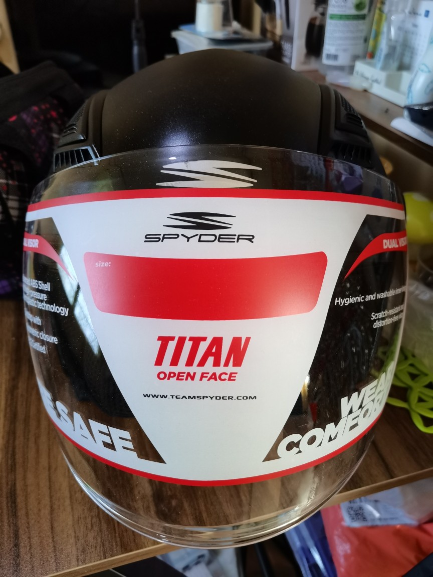 Spyder titan hot sale visor