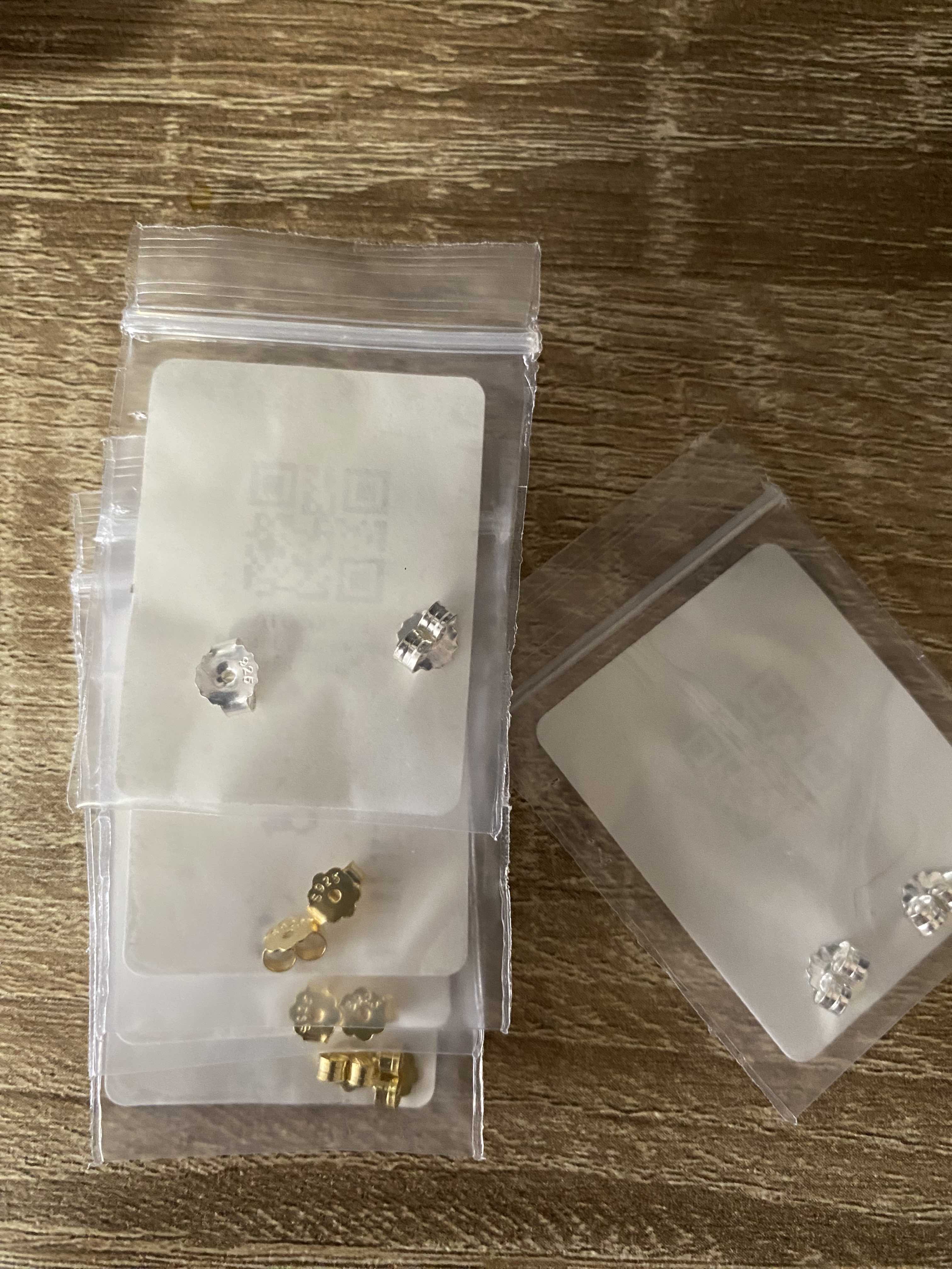 One Piece Solid Sterling Silver Earring Findings - Earring Backing -  Butterfly Backing (SS018) - AliExpress