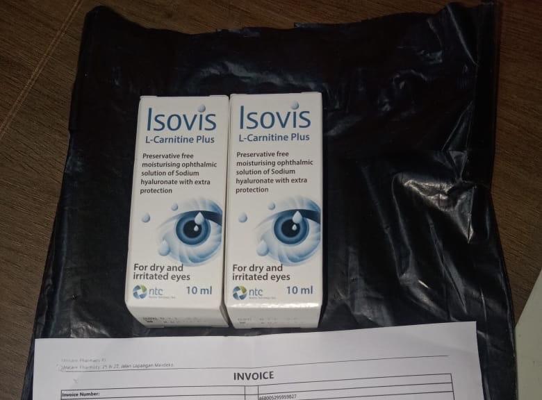 ISOVIS L-CARNITINE PLUS EYE DROP 10ML - Lazada