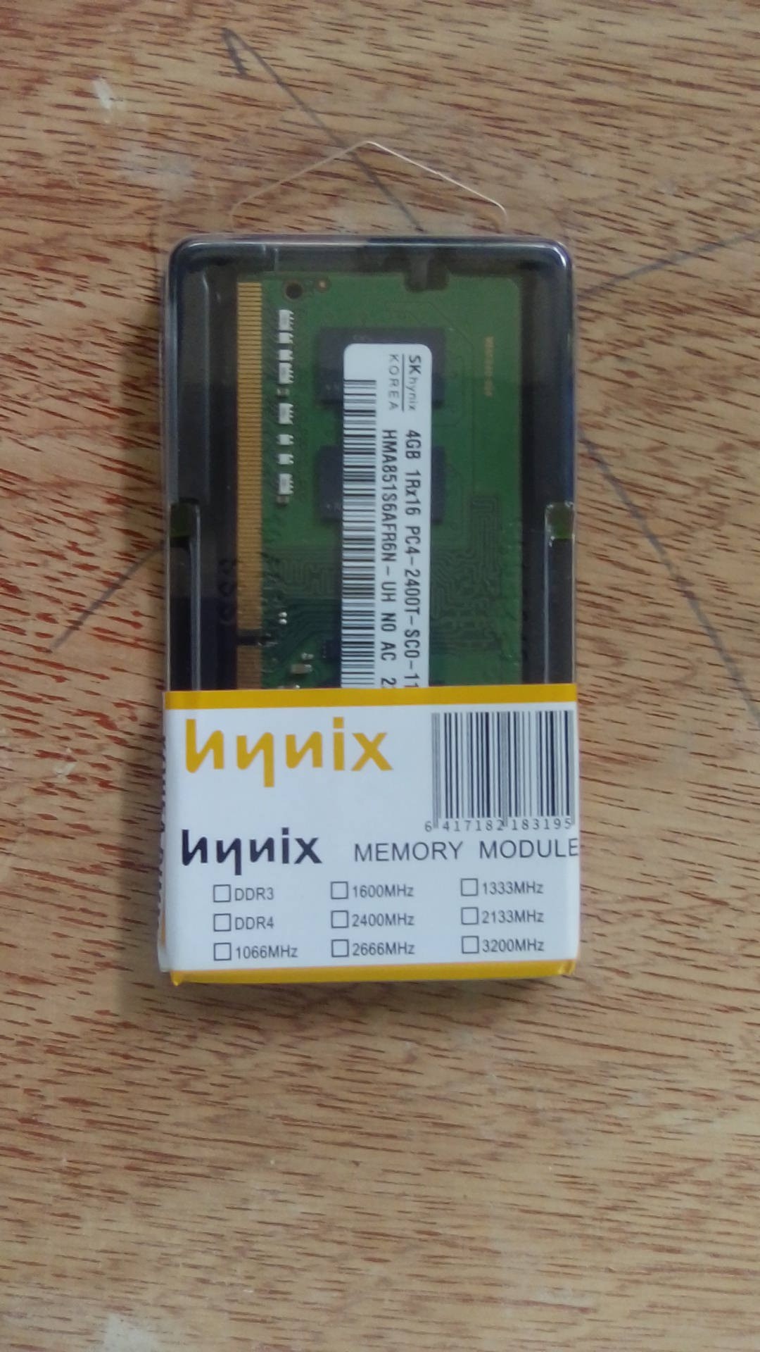 Sk Hynix 4gb 4gb Ddr4 Ram 2400mhz Laptop Laptop Ram 4gb Ddr4 Sk