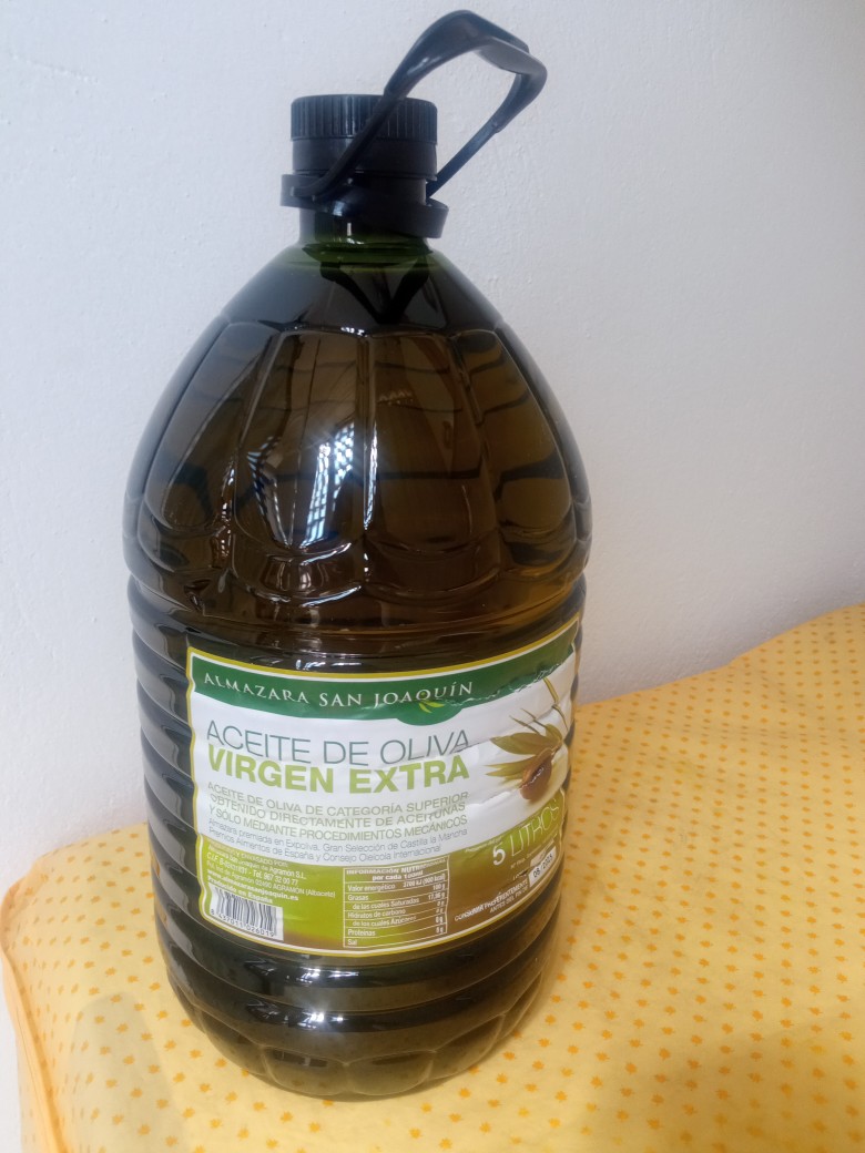 Aceite de Oliva Virgen Extra Abril. PET 5L. Caja de 3 unid.