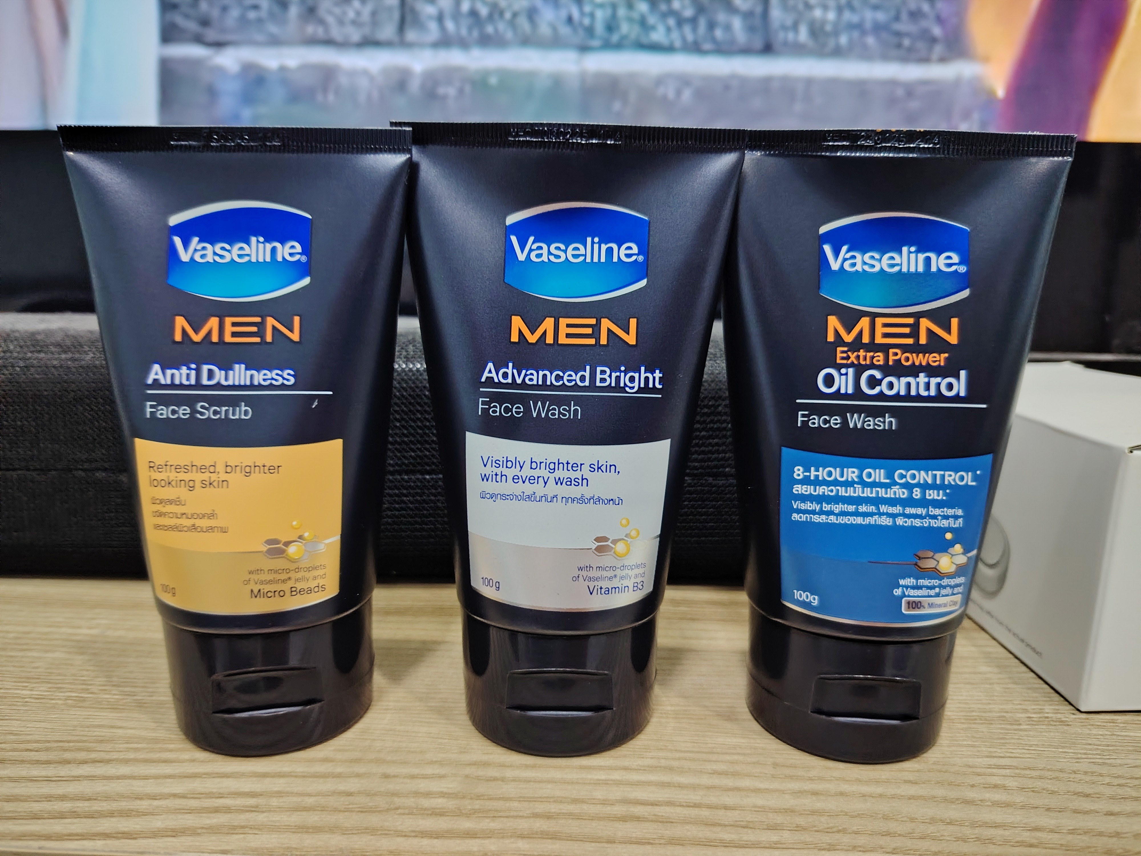 Vaseline Men Facial Foam Advance Bright - 100g X2 - Neuf