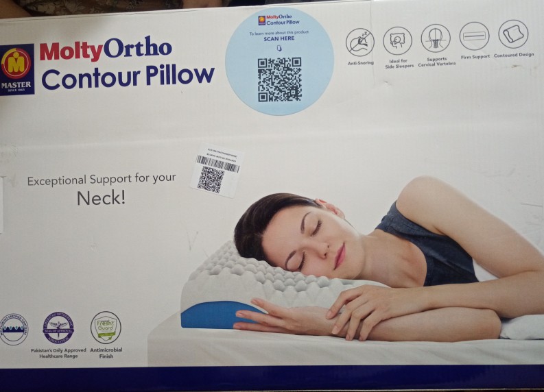 Master Molty Foam Medicated Pillow For Neck Pain MF MEMORY PILLOW