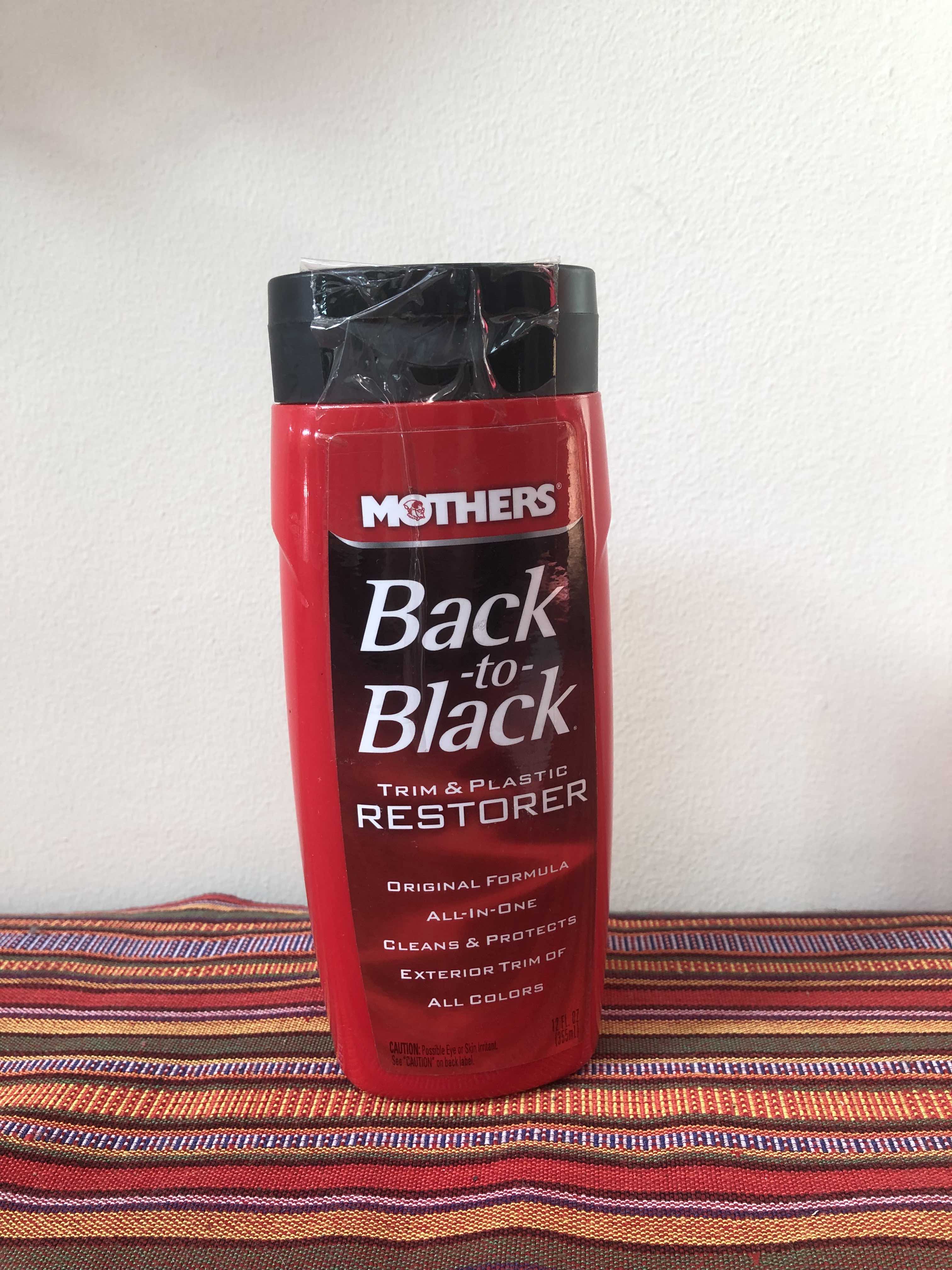 Mothers 06112 Back-to-Black Trim & Plastic Restorer, 12 fl. oz. by