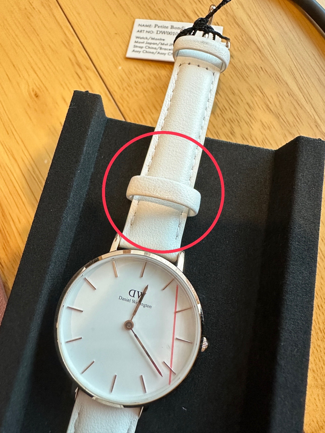 Daniel Wellington Classic Petite Bondi White 32mm Watch 