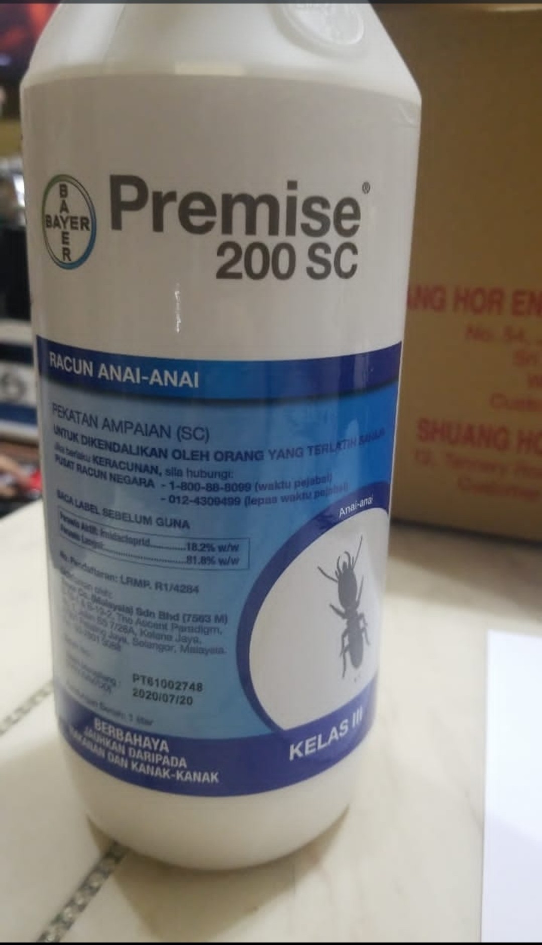 Bayer Pest Control 1 liter Premise 200SC Liquid 100% Original Chemical  Elimination Termite Killer Termiticide MyHijau Green Product