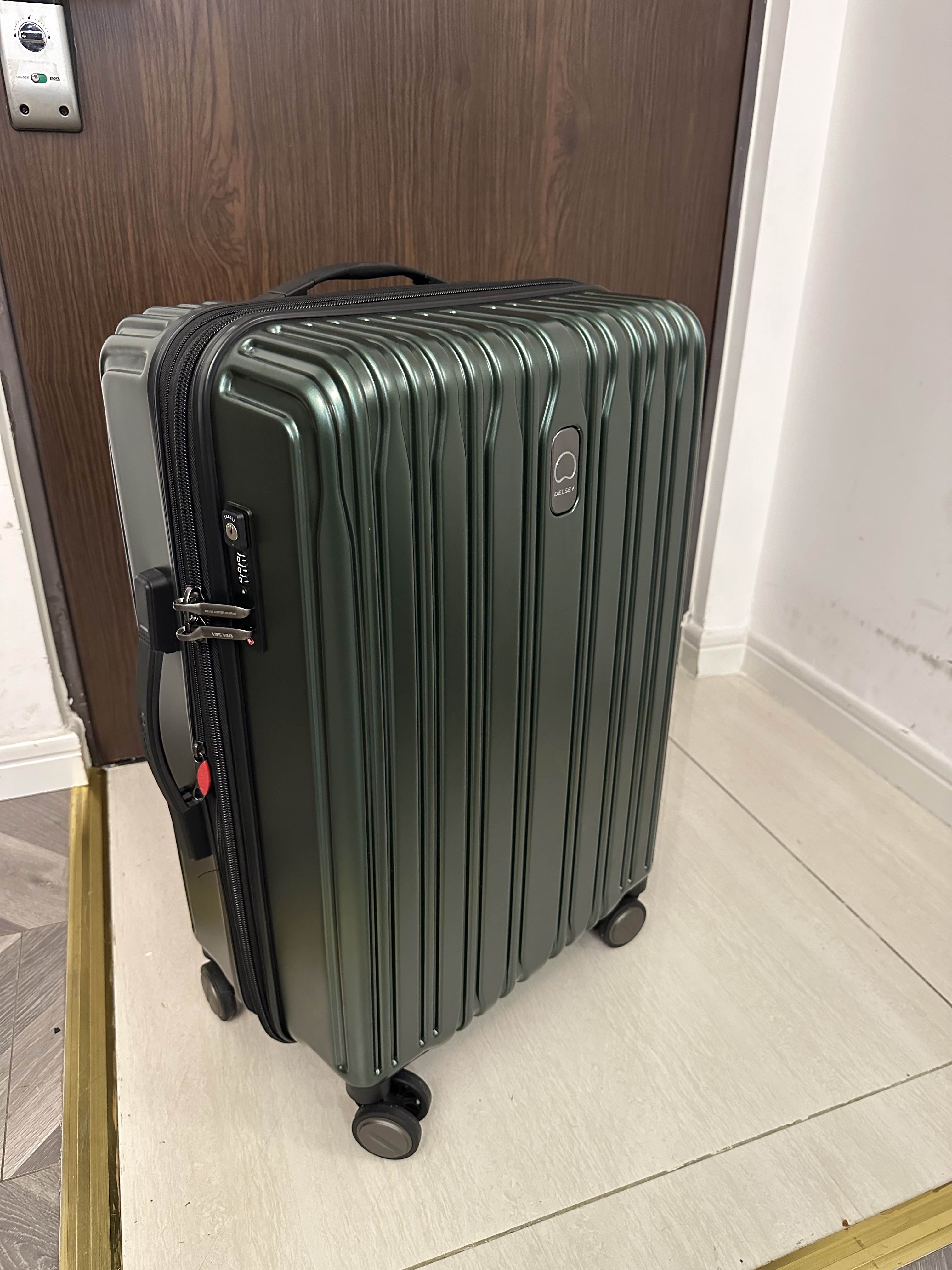 Fashion buying Look Featuring Delsey Luggage