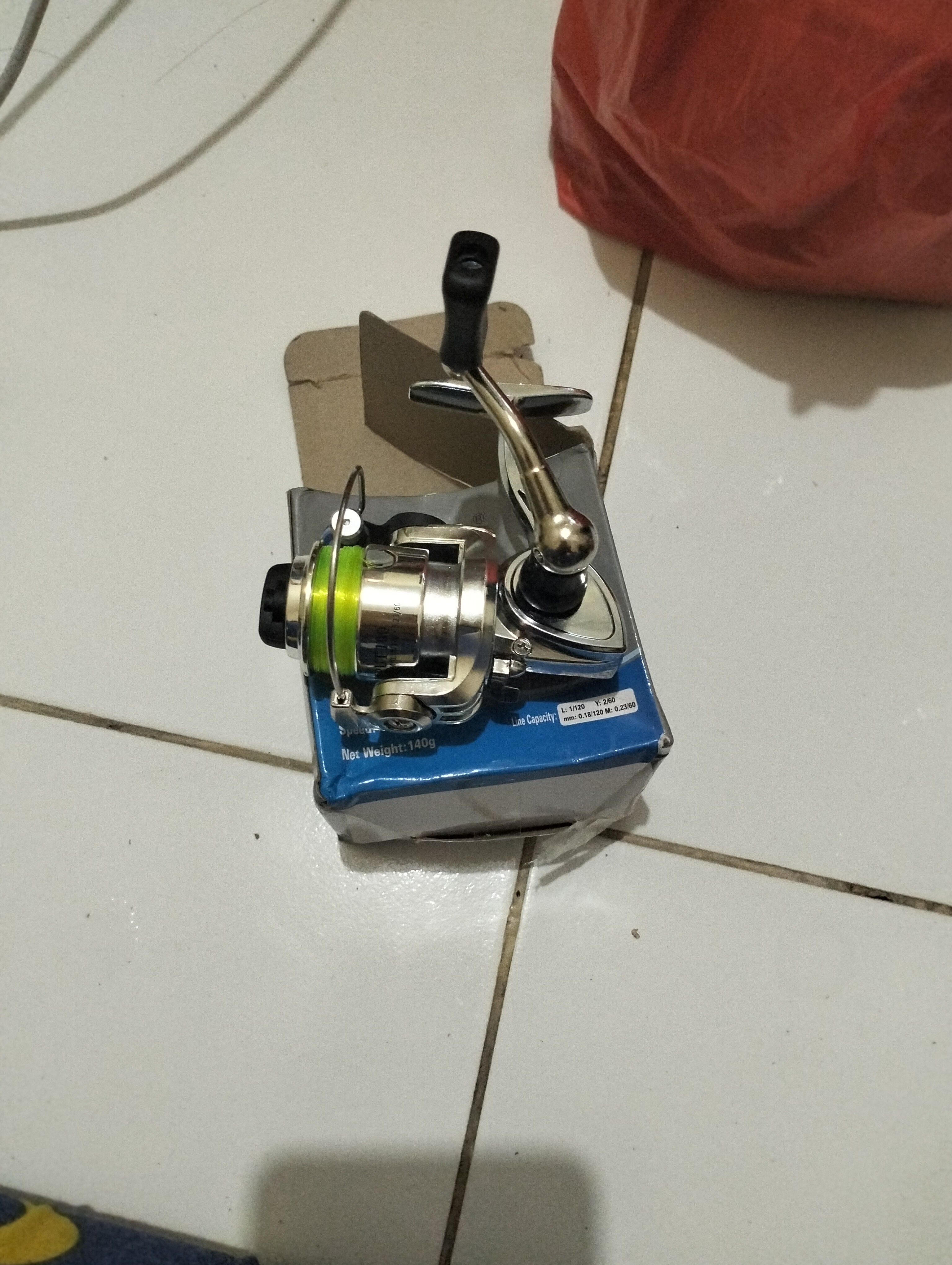 reel pancing gold sharking nx6000 metal body drag 12 kg 4.7:1 Gear