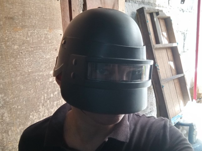 Alextreme Unique Game Cosplay Mask Battlegrounds Level 3 Helmet Cap Props for Pubg Toy, Adult Unisex, Size: 25.5
