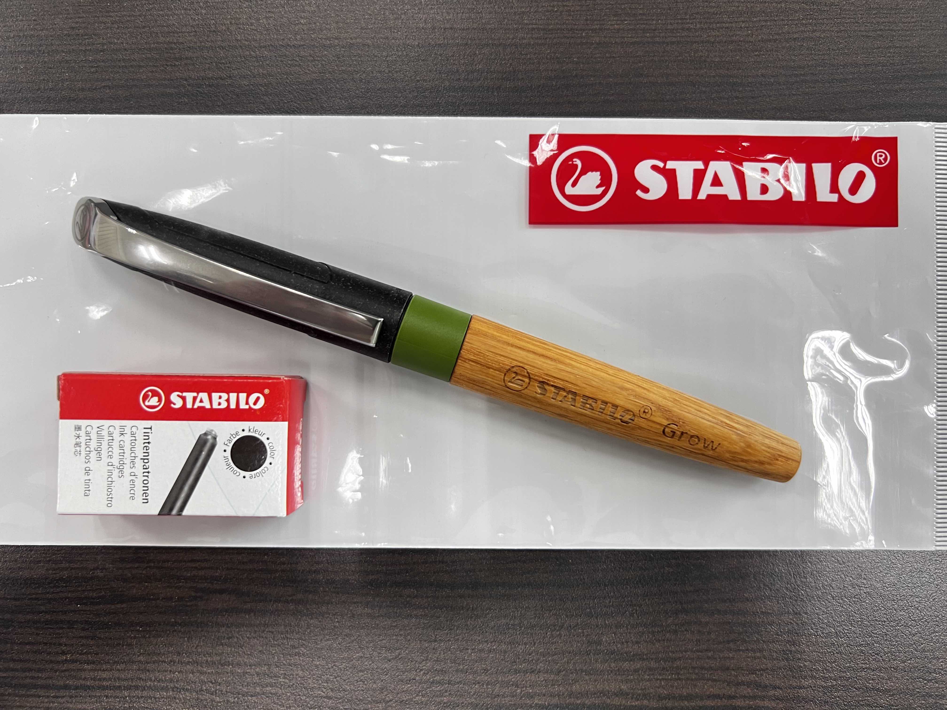 STABILO Grow Climate Neutral Fountain Pen - Our Most Sustainable Fountain  Pen