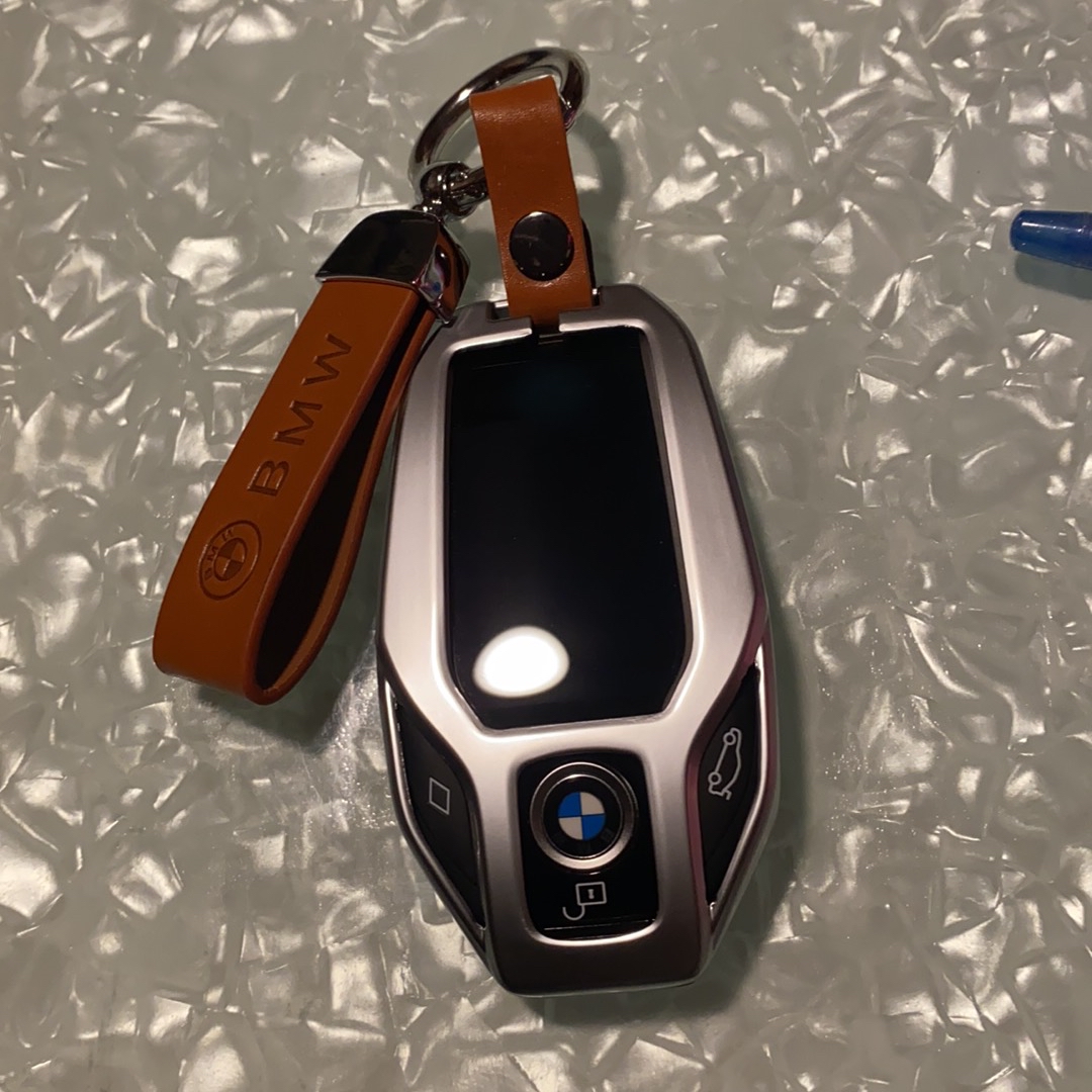 Smart LED Display Screen Car Key Fob Case Cover Keychain For BMW 3 5 7  Series X1 X3 X5 X6 X7 F30 G20 F34 f31 G30 G01 F15 G05 I3 M4 Keyless