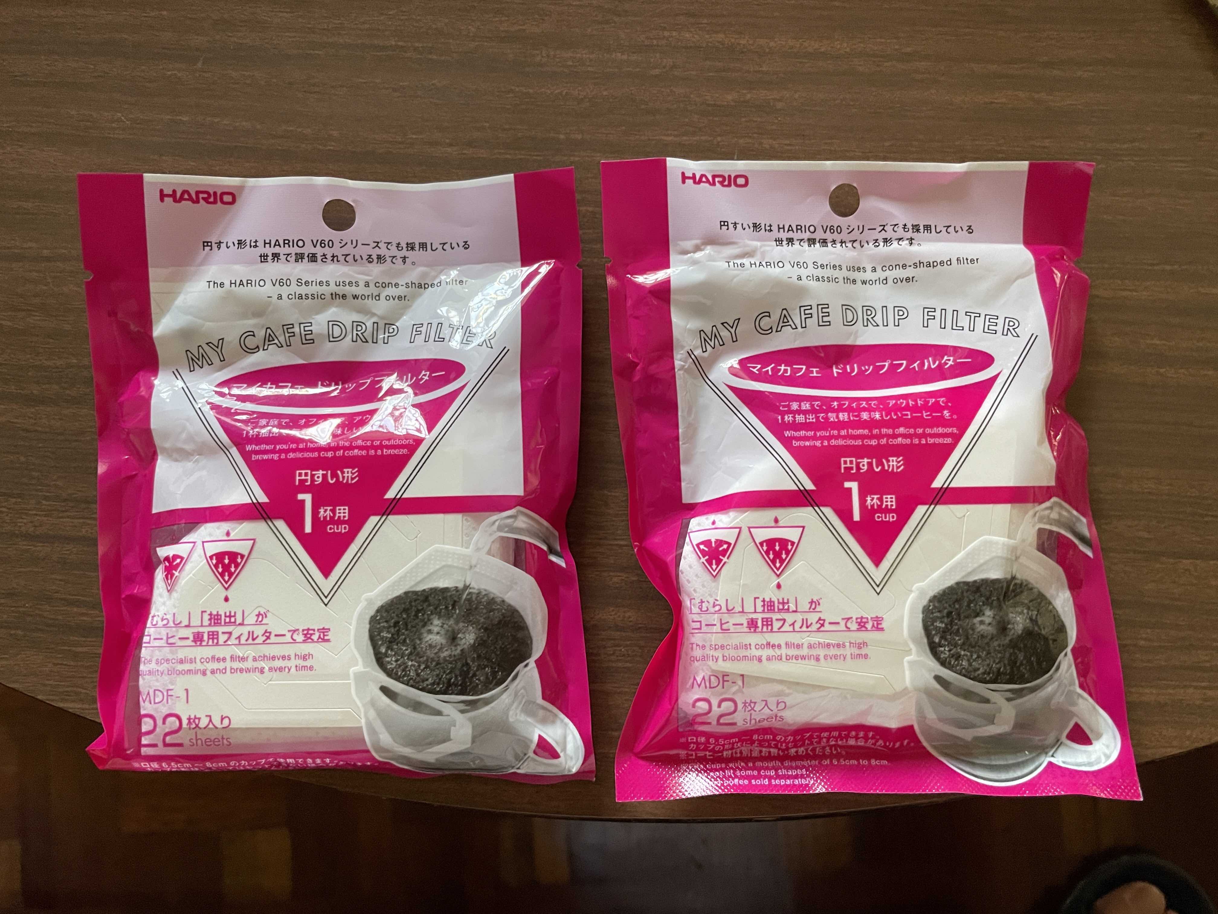 Hario V60 My Cafe Portable Drip Coffee Pour Over Filter 22 pcs