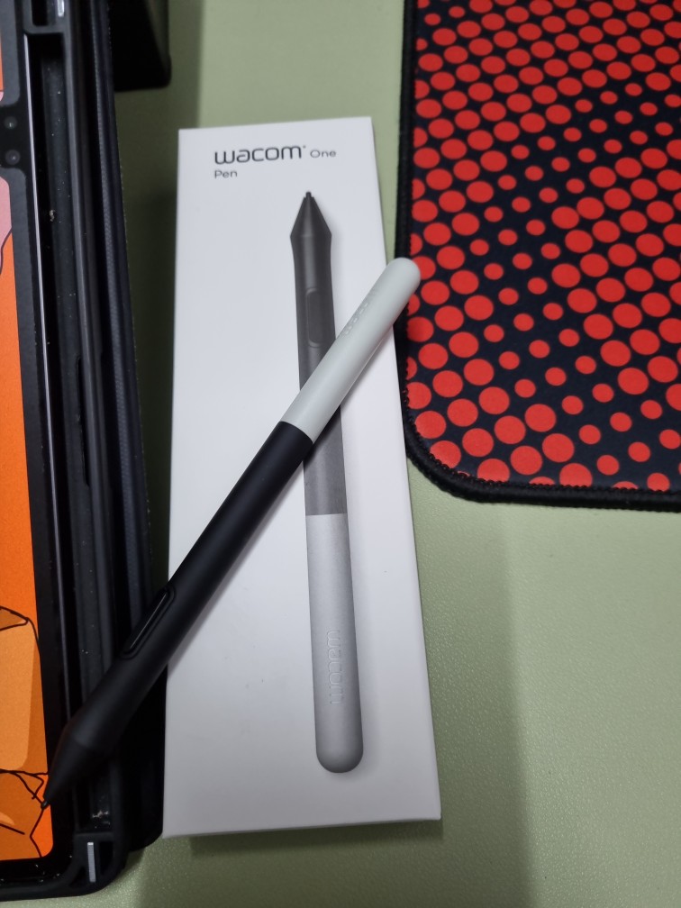 Penna Wacom One CP91300B2Z - Per Display Creativo, Senza Fili, Sensibilità Pressione, Con 3 Pennini - Foto 1
