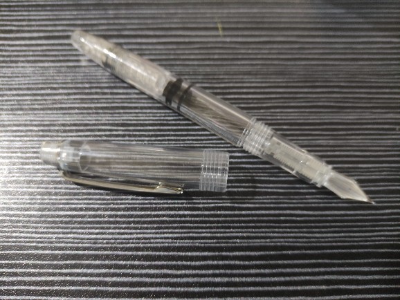 Details about   wing sung Transparent Vaccum Fountain Pen EF 0.38mm 