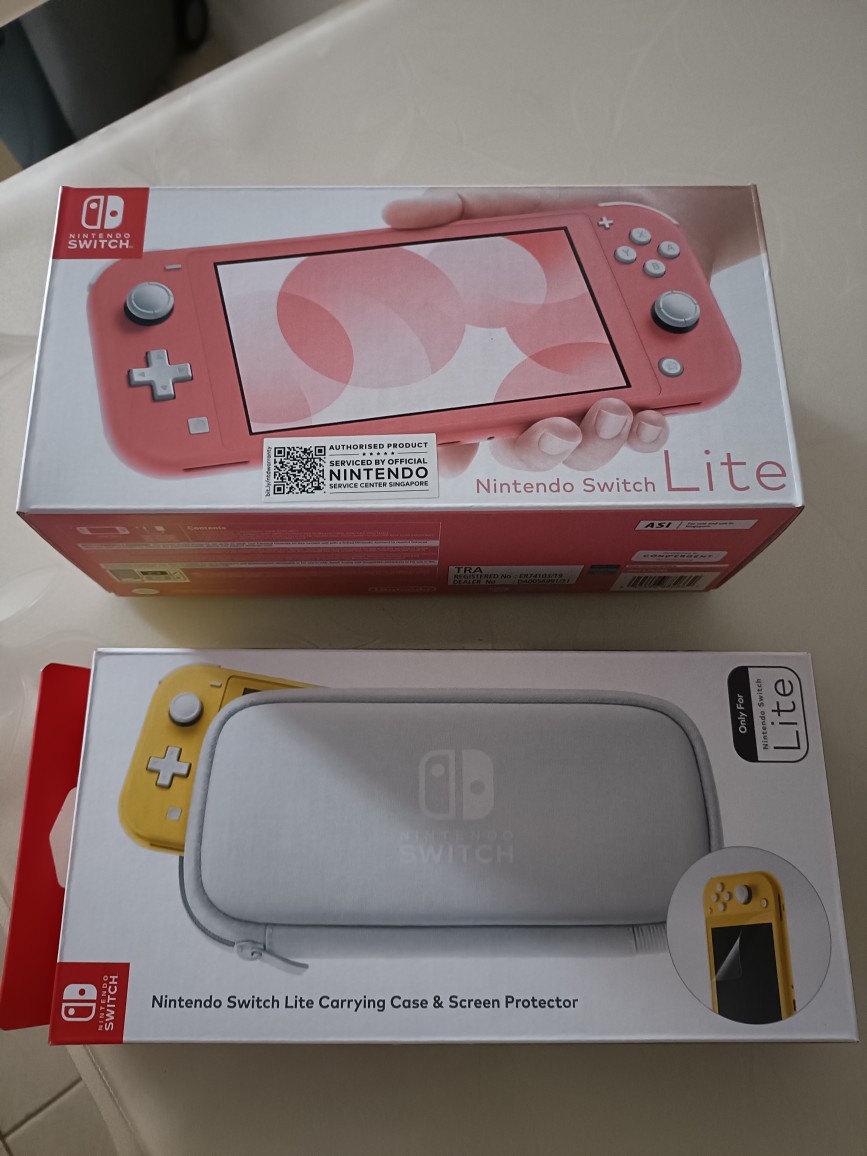 Nintendo Official Store] Nintendo Switch Lite - Coral | Lazada
