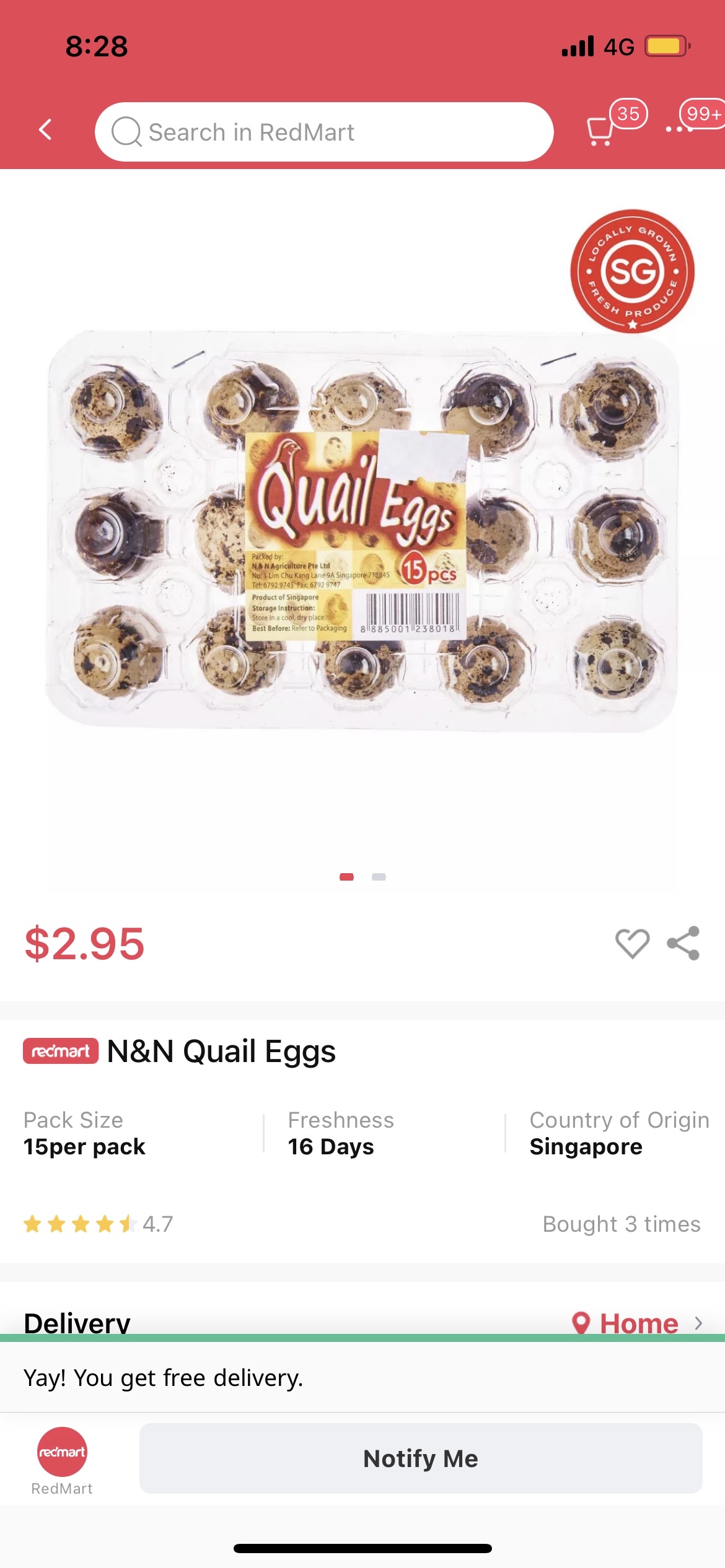 shipping quail eggs