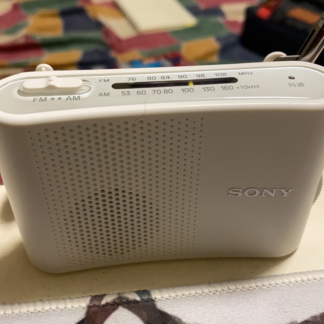 SONY FM/AM Handy Portable Radio White ICF-51/W | Lazada Singapore