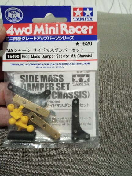 Tamiya mini 4wd Side Mass Damper Set for MA Chassis 15490 Lazada PH