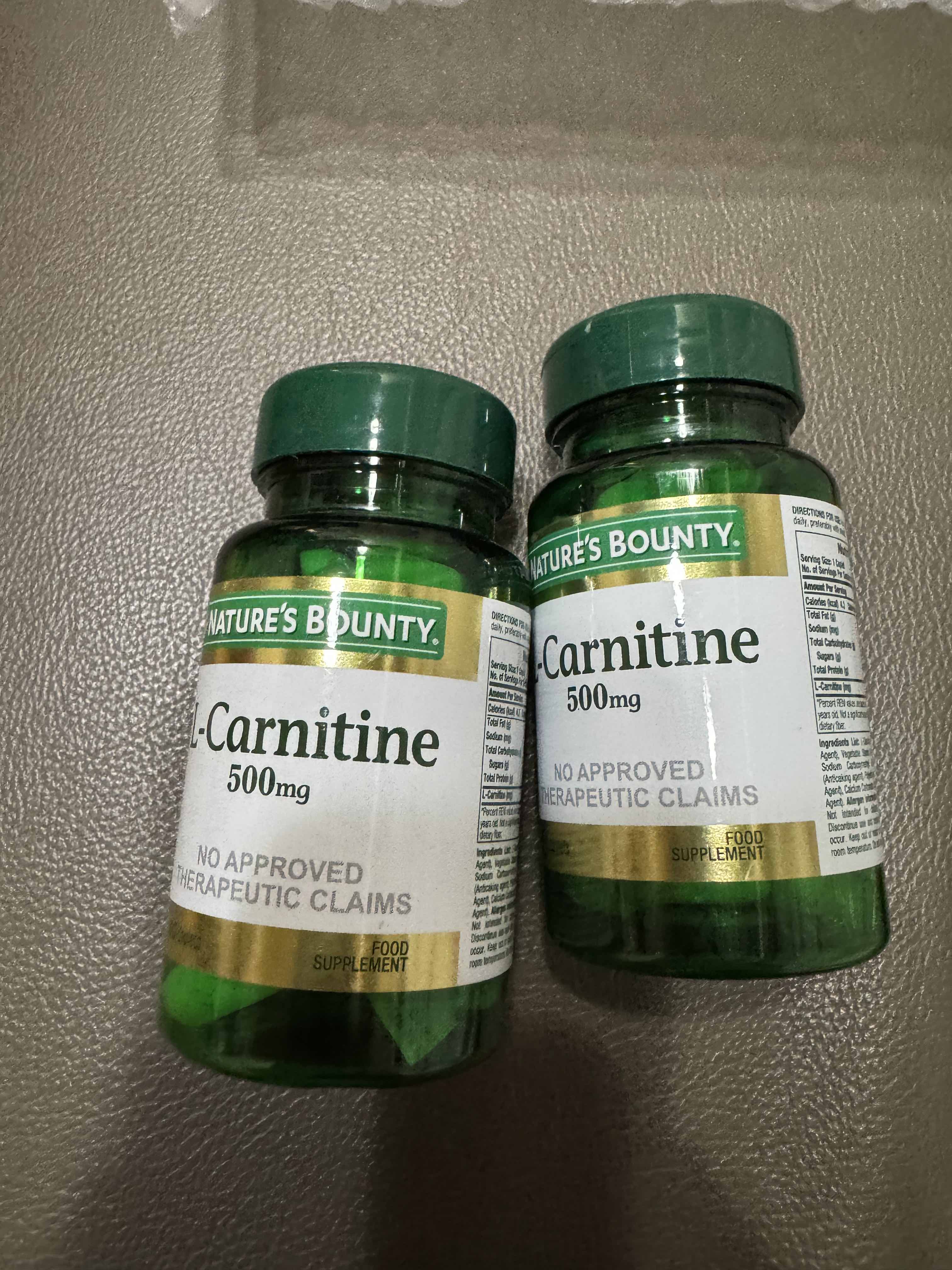 nature's bounty l carnitine tablets 500mg 30ct L-Carnitine Nature's Bounty Co Q-10 Softgels,