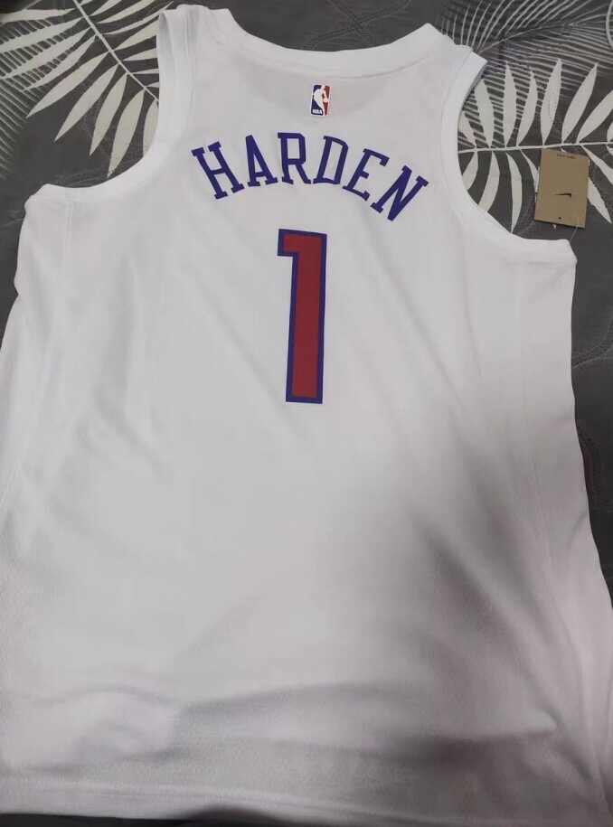 Men's Nike James Harden Royal Philadelphia 76ers Swingman Jersey - Icon Edition Size: Small