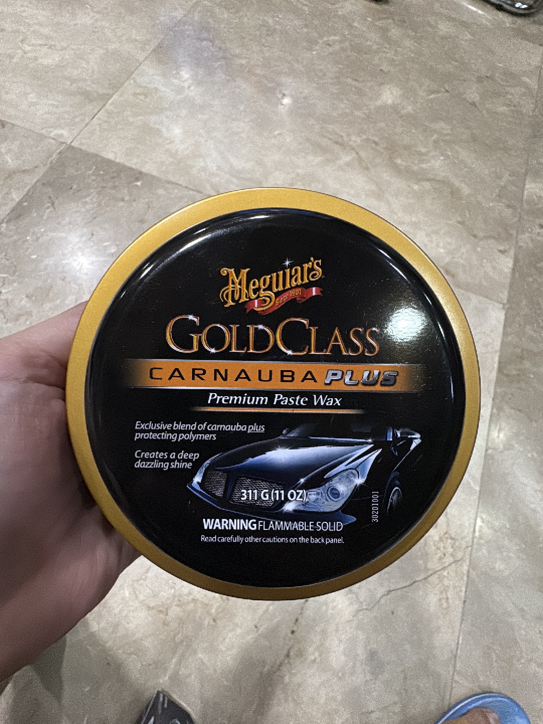 Meguiars G7014J Gold Class Carnauba Plus Paste Wax - 11 oz