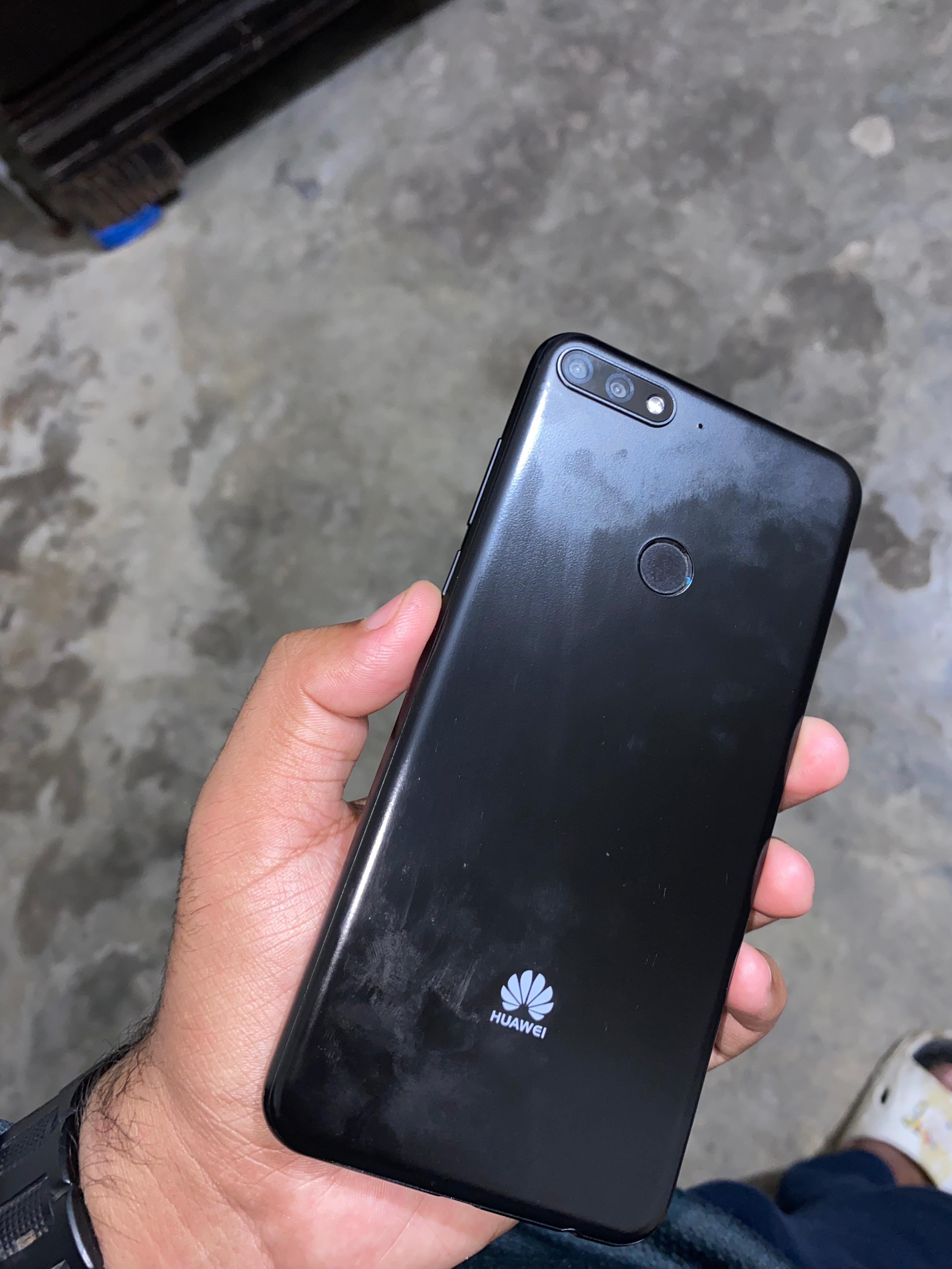 Cache Batterie & Coque Arrière Pour Huawei Y7 Prime 2018 - Neuf - Réf. 05092303001
