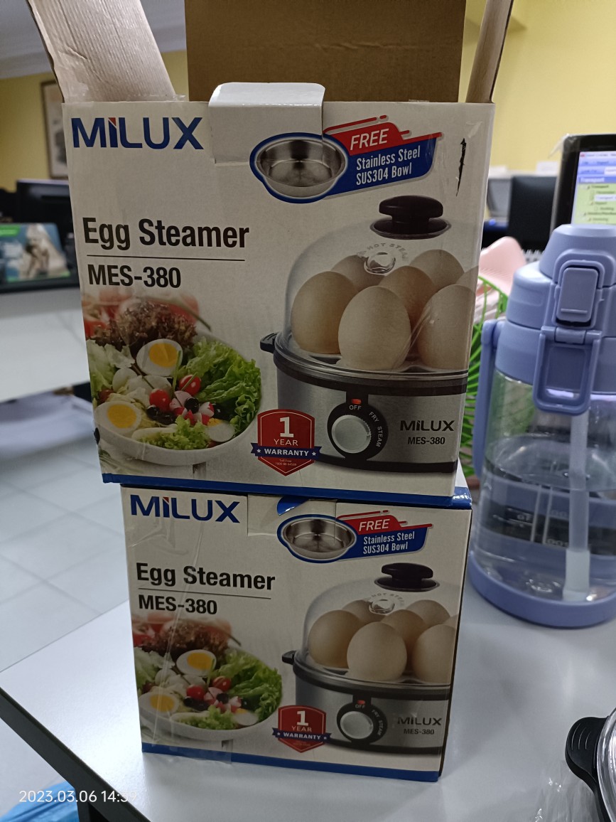 Milux Egg Steamer - Wholesaler Malaysia - Milux Sales & Service