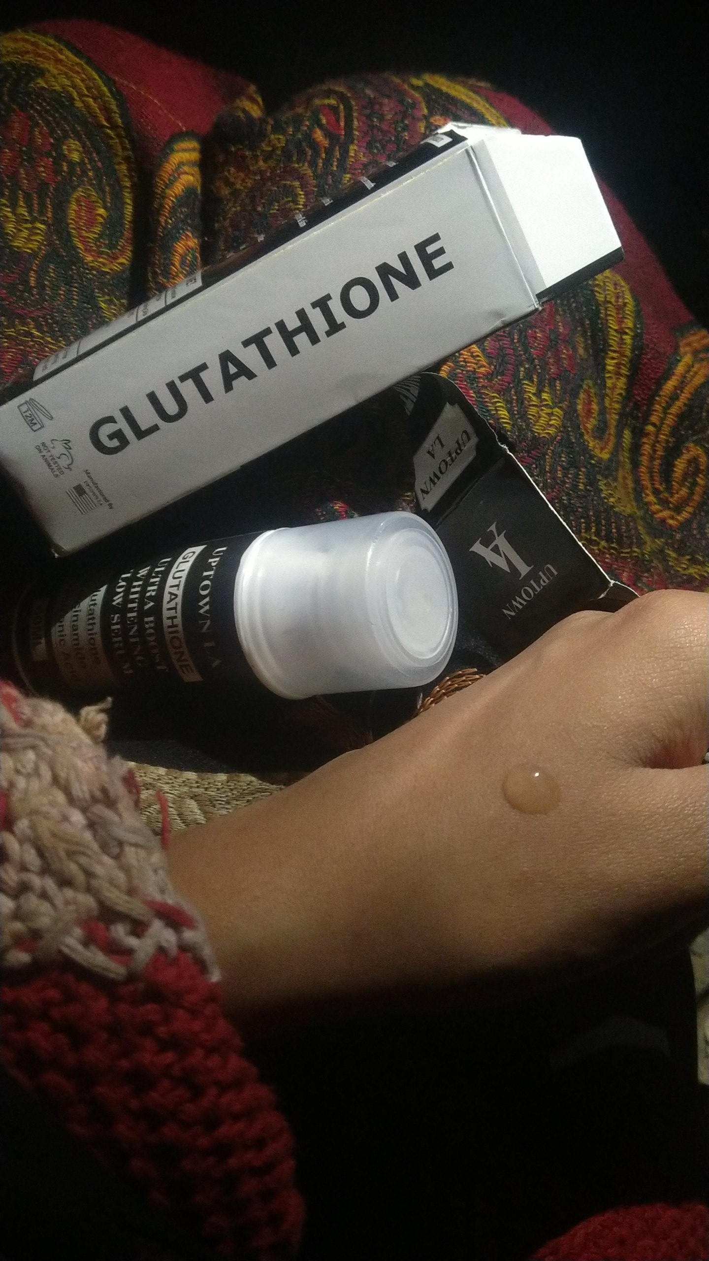 glutathione terminal white tube Gluta Glutathione Injection Terminal Tube