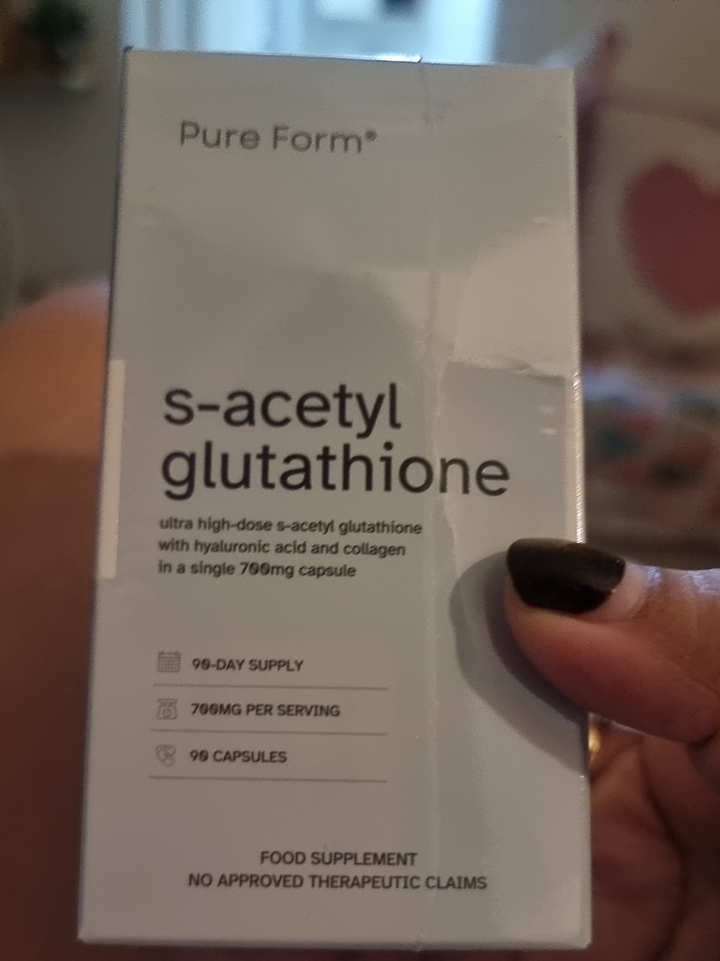 s acetyl glutathione pure form Pure Form S-Acetyl Glutathione | 90 Capsules | 700mg of Gluta + Hyaluronic Acid + Hydrolyzed Collagen | Skin Brightening Moisturizing and Anti-Aging 90-Day Supply S-Acetyl Glutathione - Lazada