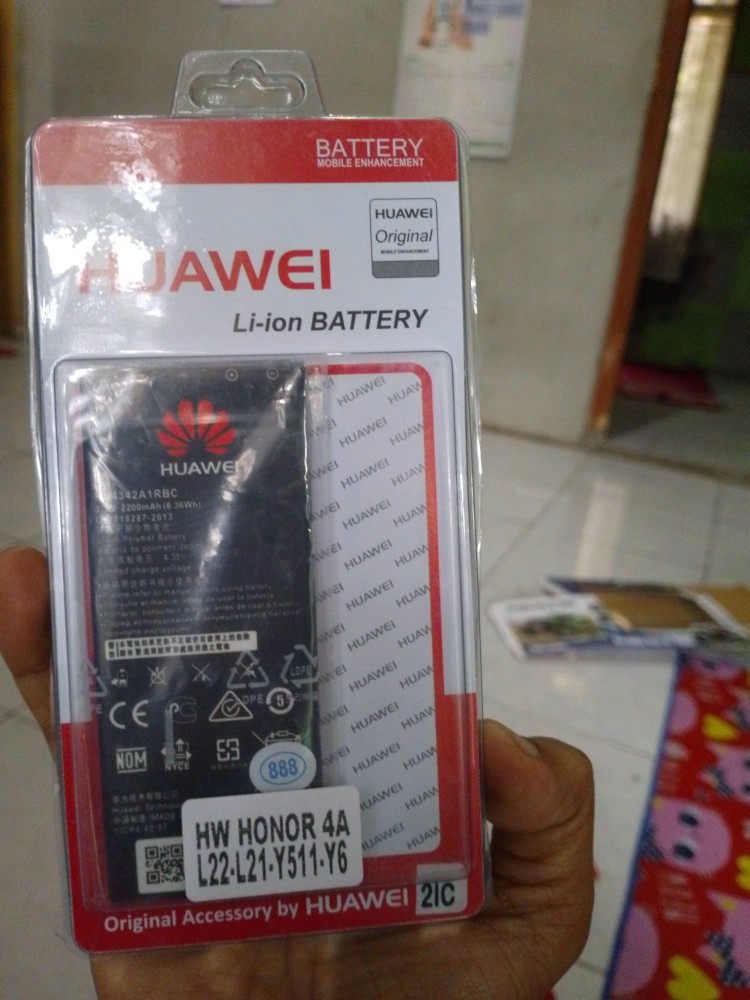 Batteria Vvsialeek HB4342A1RBC Per Huawei Honor 4A / Y6 / Y5 2 II – 2200 MAh Con Toolkit E Garanzia 12 Mesi