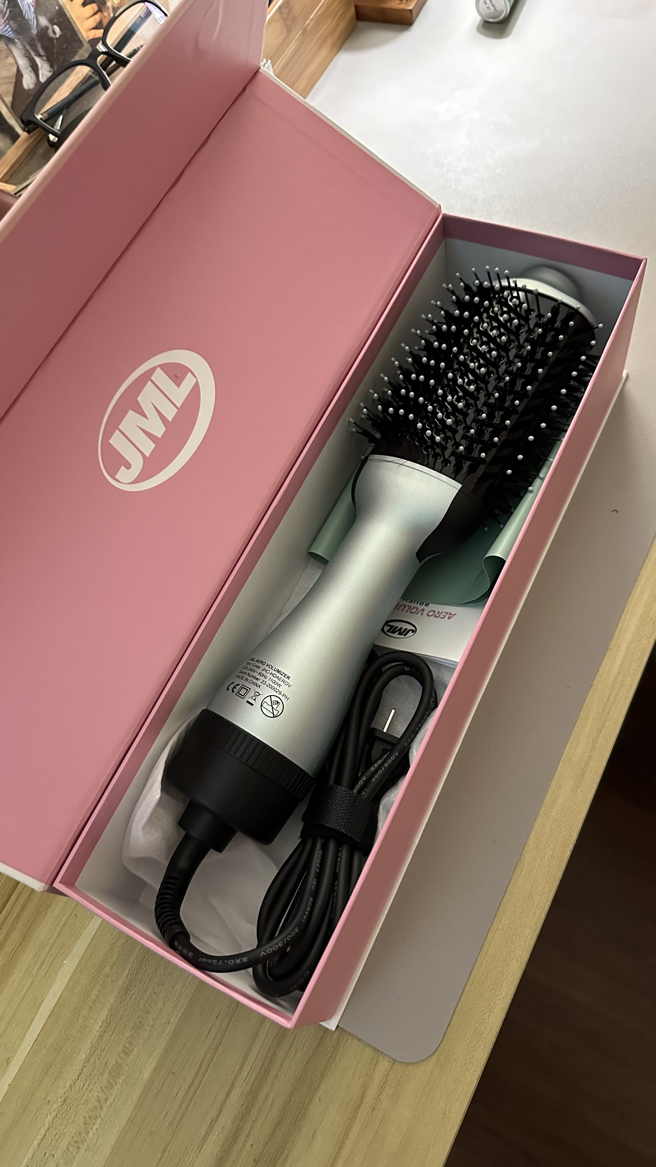 JML Aero Volumizer Hair Brush JHC-HDAEROV Fast Heating
