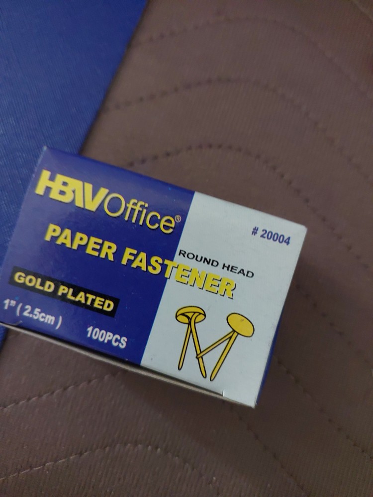HBWOffice Paper Fastener 1 Round Head - HBW