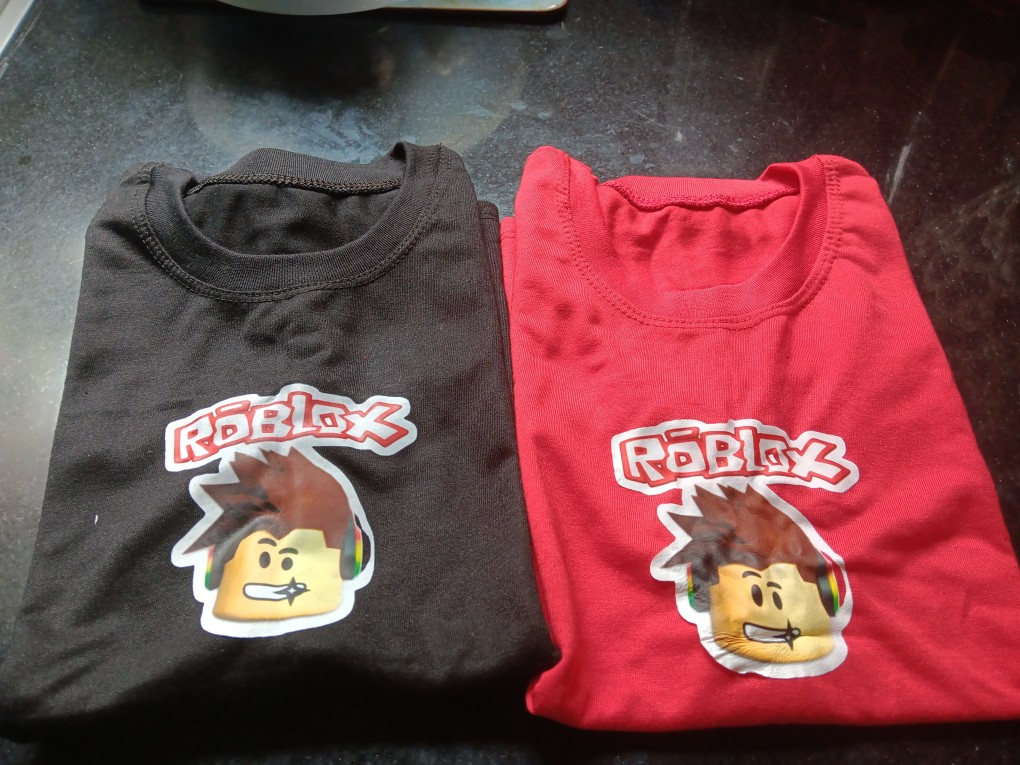 Kids Roblox Printing 3d Casual Summer T-shirt Boys Girls Short