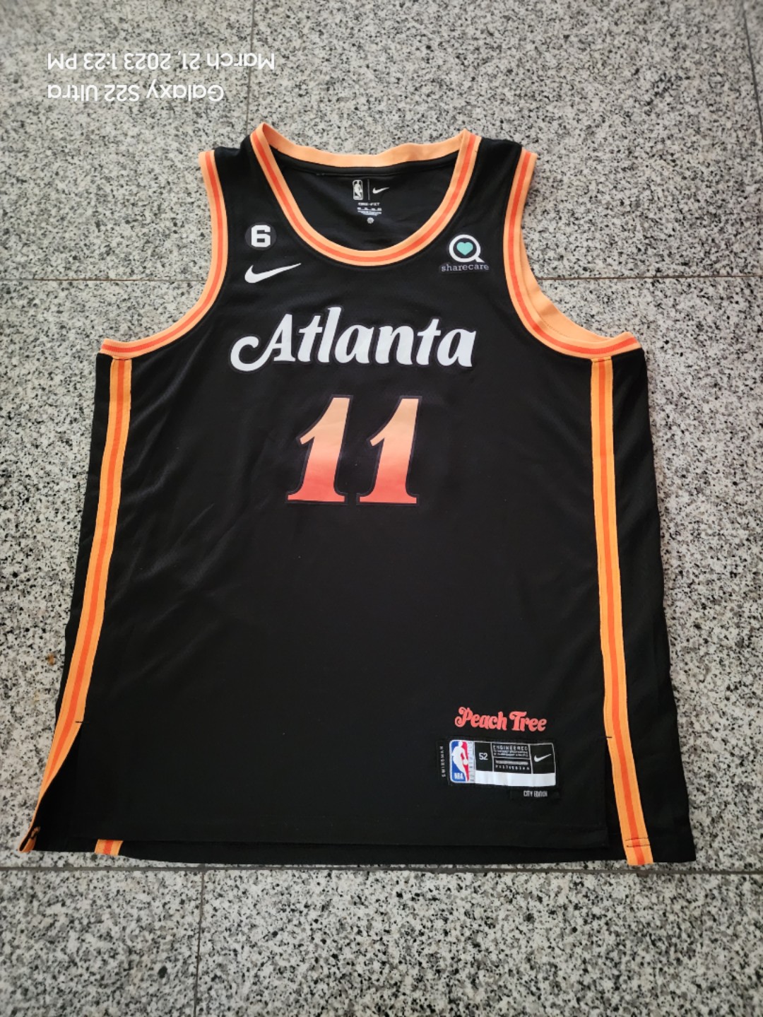 City Edition 2019-2020 Atlanta Hawks Black #11 NBA Jersey,Atlanta