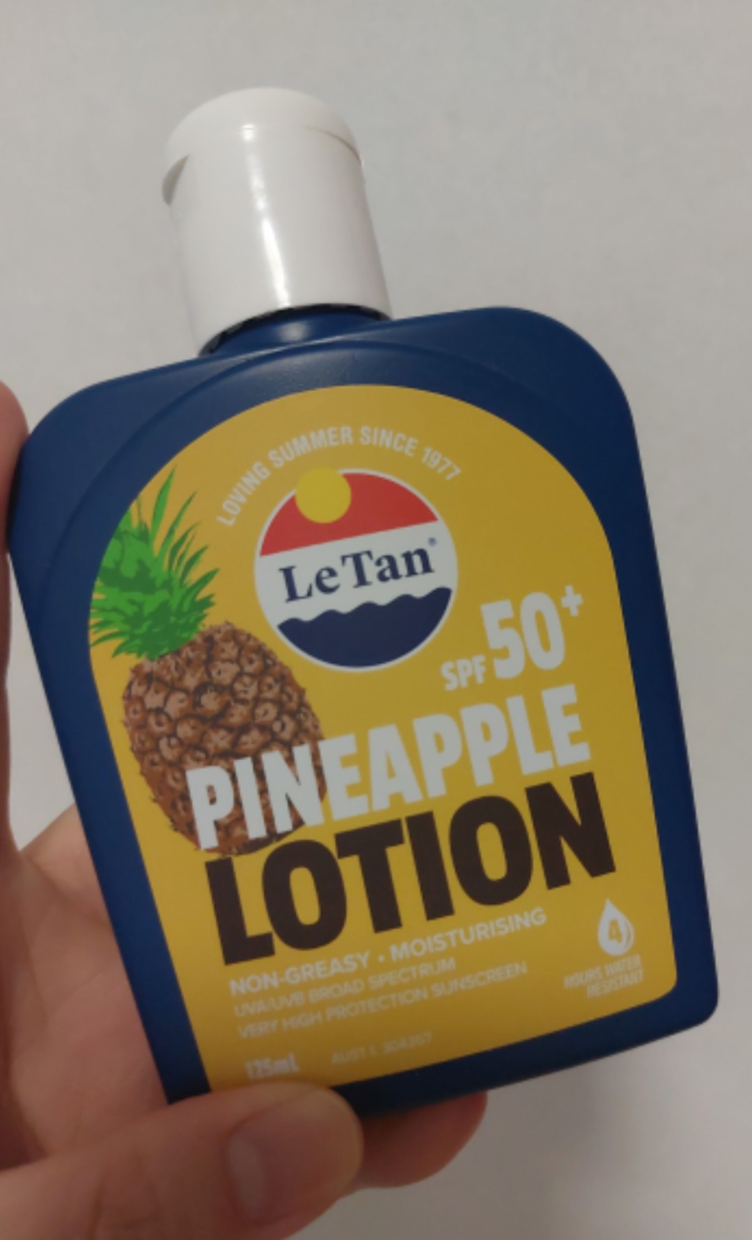 le tan pineapple lotion