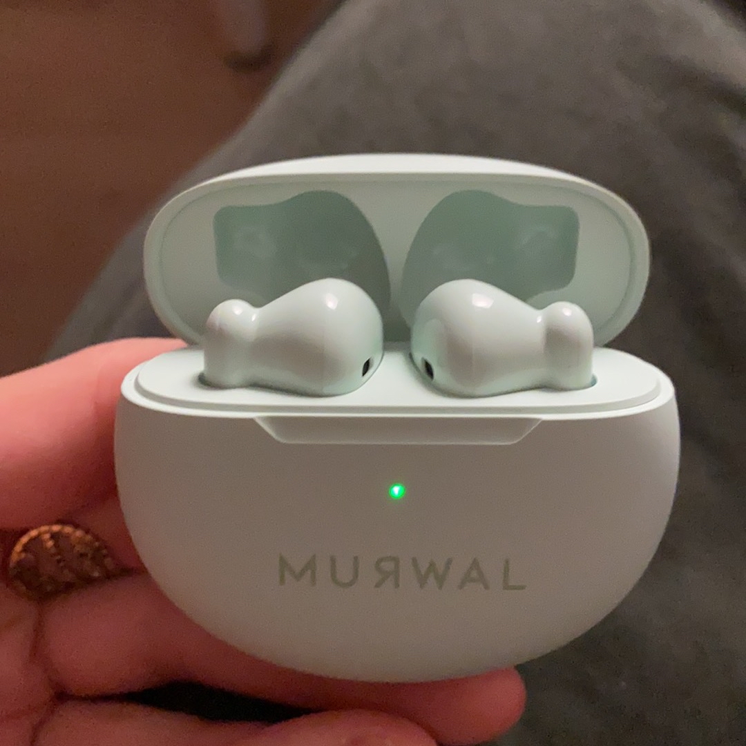 MURWAL GLOBE WHITE EDITION AURICULARES Bluetooth inalámbricos con microfono  20 Horas de reproducción, IPX5 Impermeable, reducción