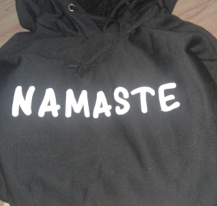 NAMASTE Hoodie Sweater Hoodie Wanita Hoodie Ukuran One Size