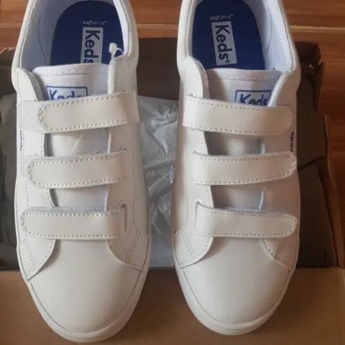 Keds white velcro on sale shoes