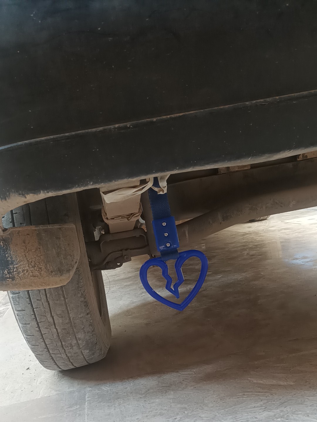 Duivel hart handvat ring - auto handvat riemen drift charme