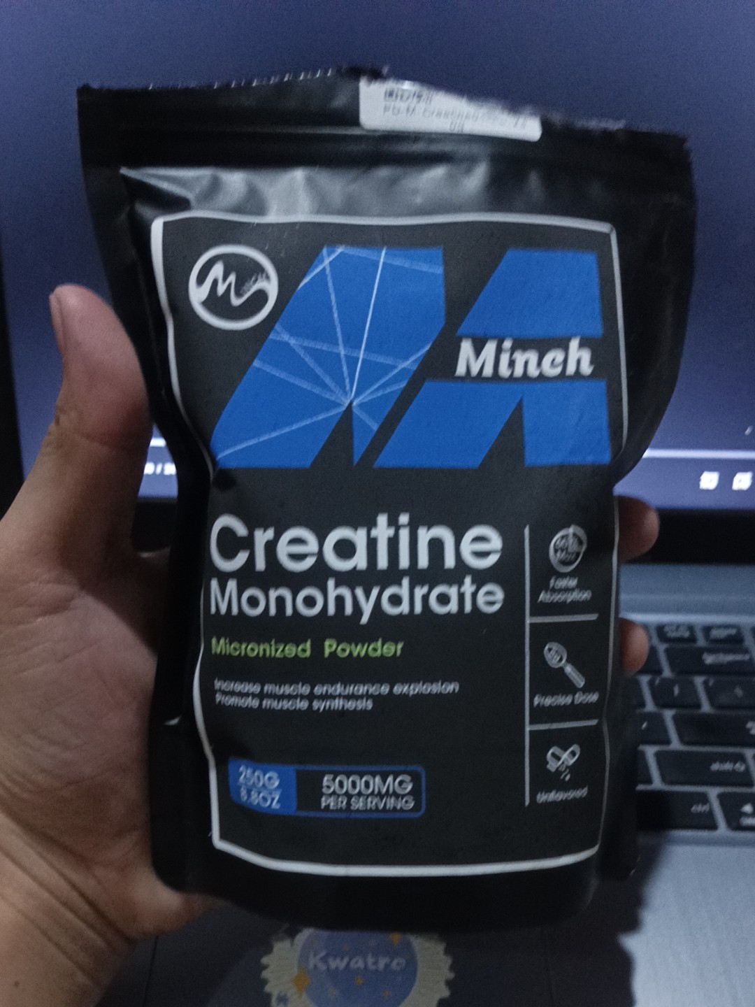 Minch Monohydrate Micronized 5000mg Per Serv 5g Micronized