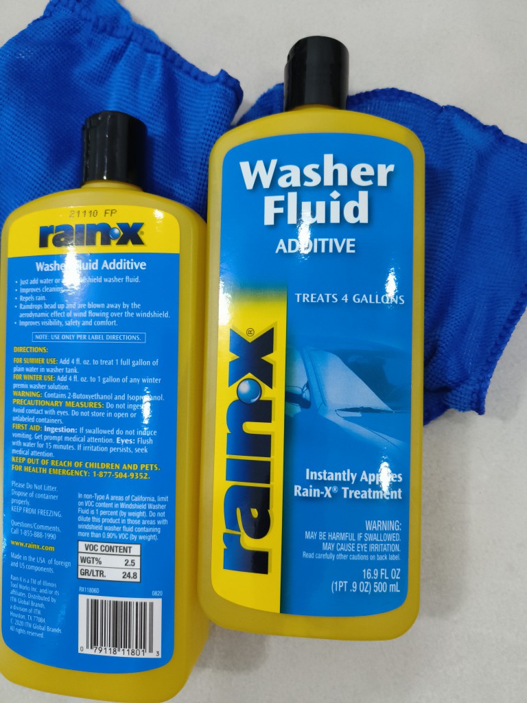 Rain-X Washer Fluid Additive 500ml Water Repellent Windscreen Cleaner  16.9oz